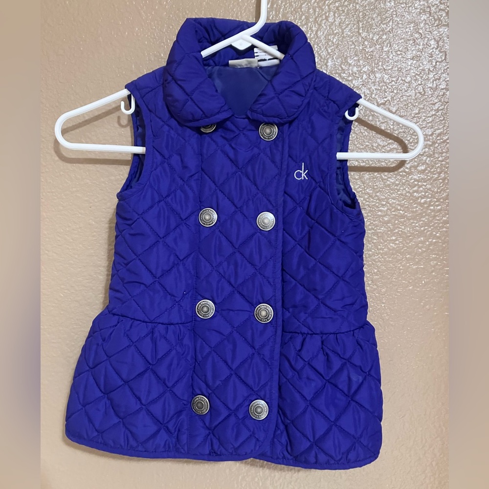 Calvin Klein Jeans Blue Quilted Vest